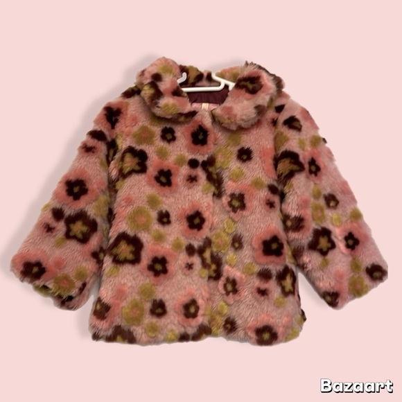 EUC London Fog faux fur size 24 months - Picture 1 of 5